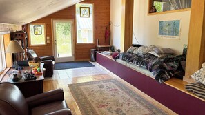 Living area - Farm and Forest Eco-Retreat Sanctuary • Wild Thyme Farm (Oakville)