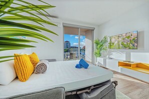 2 habitaciones, tabla de planchar con plancha y wifi 