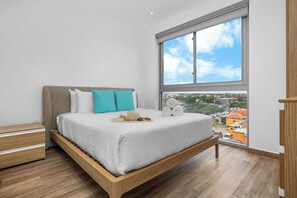 2 bedrooms, iron/ironing board, travel cot, WiFi