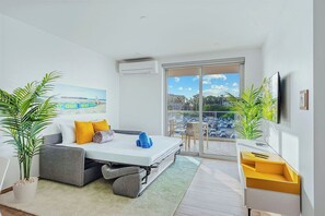 2 bedrooms, iron/ironing board, travel crib, WiFi