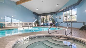 Indoor pool, a heated pool