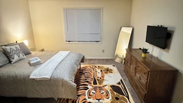 2 habitaciones, tabla de planchar con plancha, wifi y ropa de cama