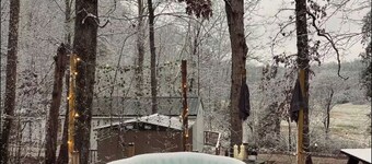 Red River Gorge Cozy Glamping Tent for 4 • Heated, Fire Pit & Hot Tub