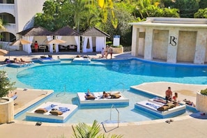 15 indoor pools, 15 outdoor pools