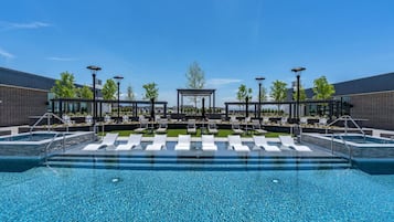 Una piscina riscaldata