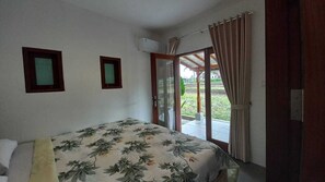 Habitación doble, vista al parque | Escritorio, espacio para trabajar con laptop y wifi gratis 