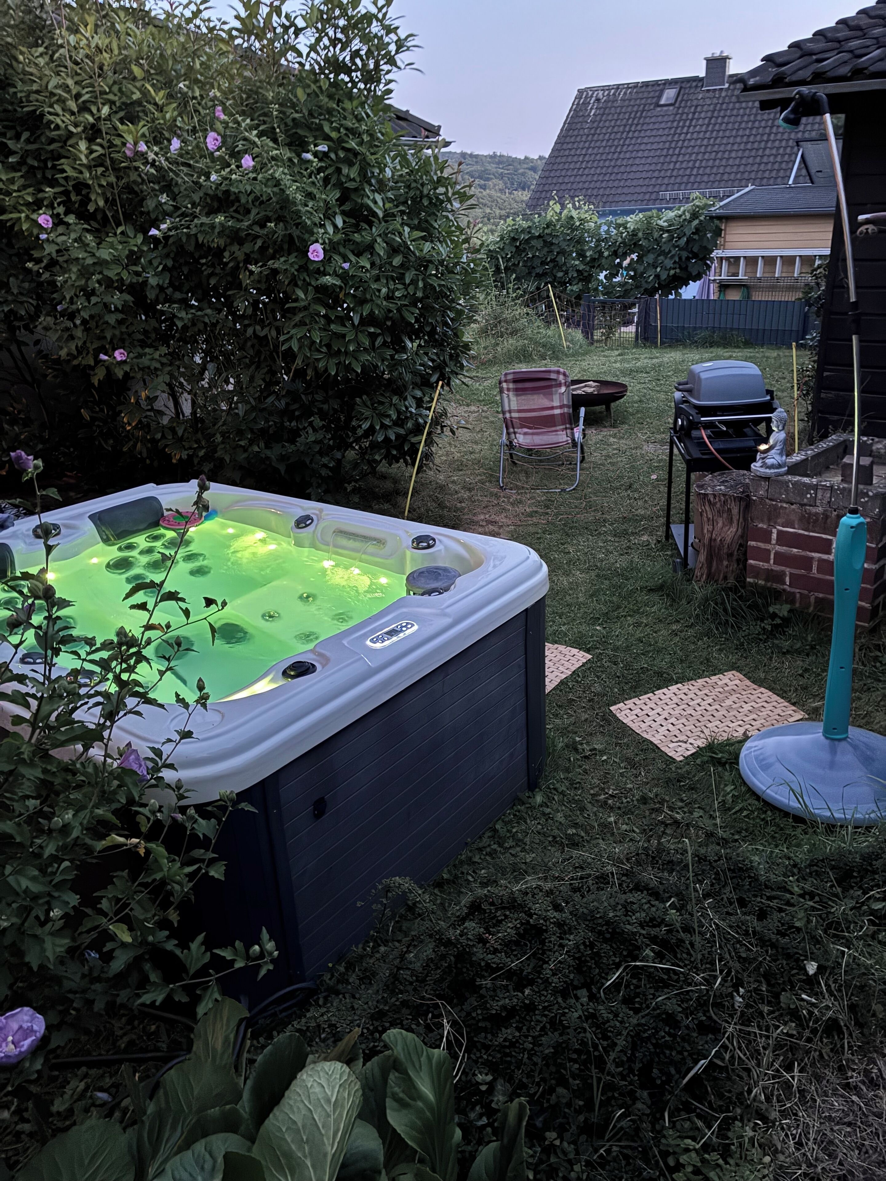 Idromassaggio all'aperto