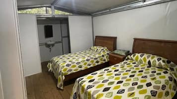 Chambre, 2 lits une place