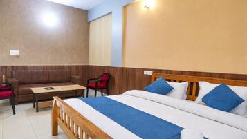 Habitación Deluxe doble | Caja fuerte, sistema de insonorización, wifi gratis