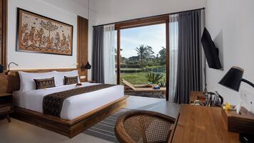 Vila, 1 quarto, piscina particular (Shinta) | Cofres nos quartos, escrivaninha, espaço de trabalho para notebook