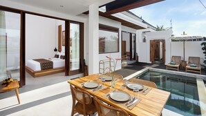 Villa - 2 sovrum - privat pool (Rama) | Vardagsrum | 42-tums smart-tv med kabelkanaler