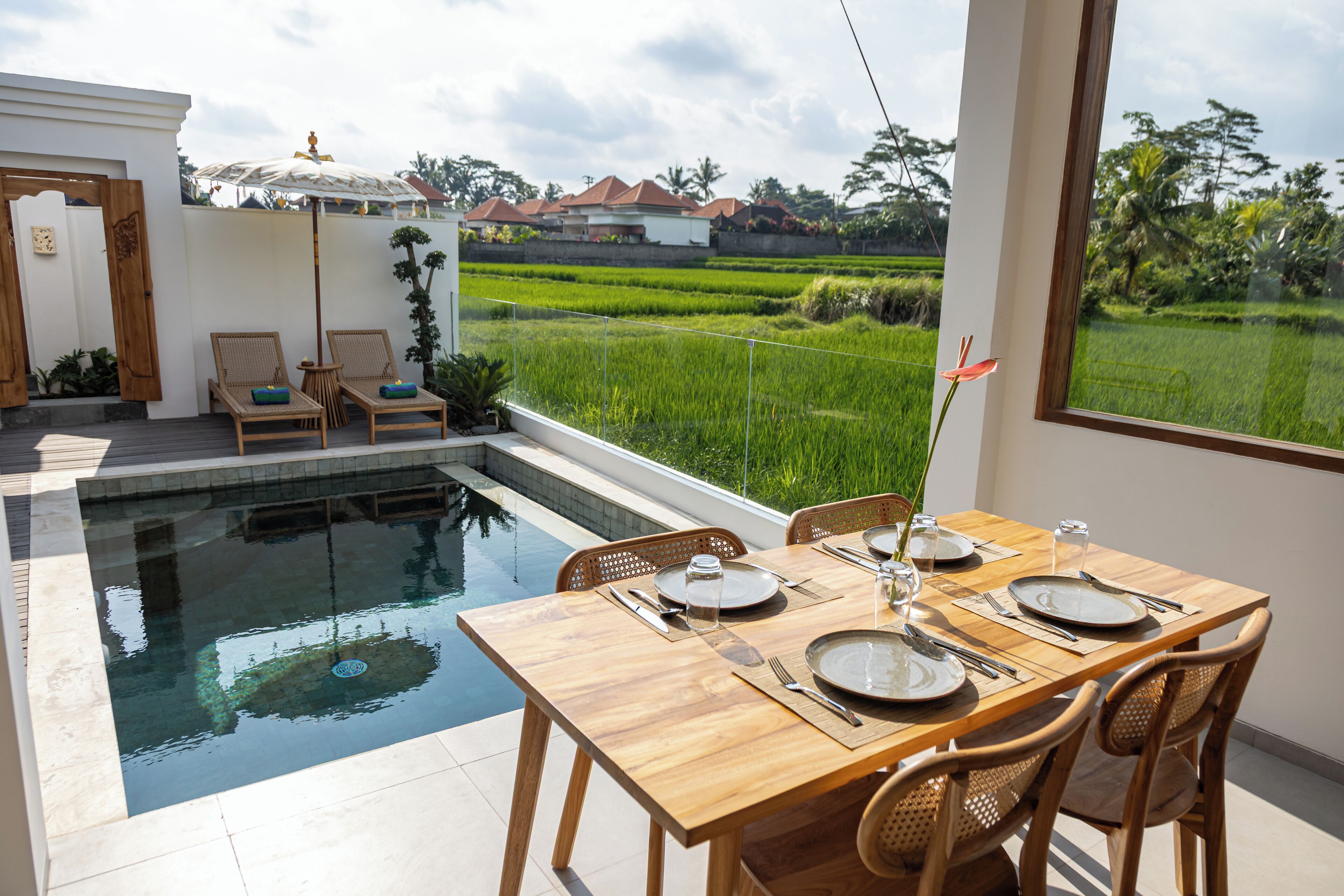 Villa, 2 chambres, piscine privée (Rama) | Vue sur le jardin