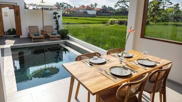 Villa - 2 sovrum - privat pool (Rama) | Utsikt mot trÀdgÄrden