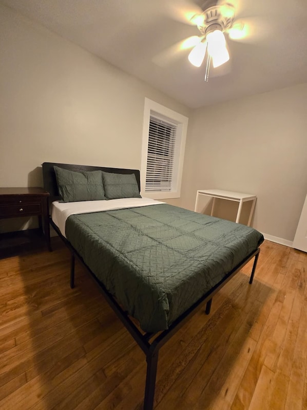 Memory-foam beds, individually decorated, individually furnished, desk