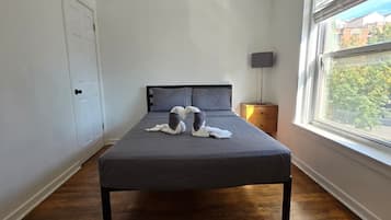 Memory foam beds, individually decorated, individually furnished, desk