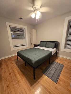 Memory-foam beds, individually decorated, individually furnished, desk