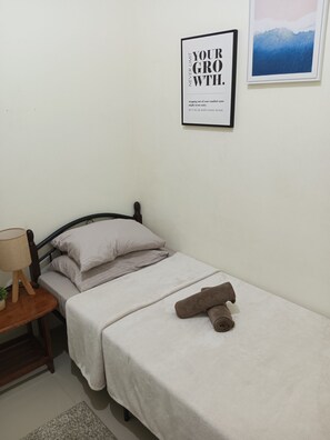 2 bedrooms, iron/ironing board, internet, bed sheets