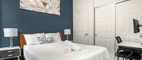 1 chambre, fer et planche Ă repasser, Wi-Fi, literie fournie