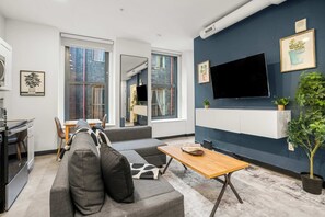 Televisie en een kantoor