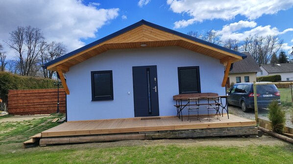 Outdoor dining - Cottage for 4 people in a quiet location Koloděje nad Lužnicí (Jihočeský kraj)