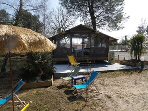 Property grounds - Mobile home with terrace - 2 persons (Saint-Sornin)