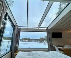 Estúdio superior, vista para o lago | Vista do quarto