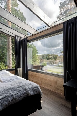 Superior Studio, Lake View | Laptop workspace, free WiFi - Koskisviitti 4 (Laukaa)
