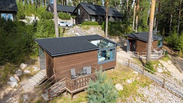 Udsigt fra overnatningsstedet