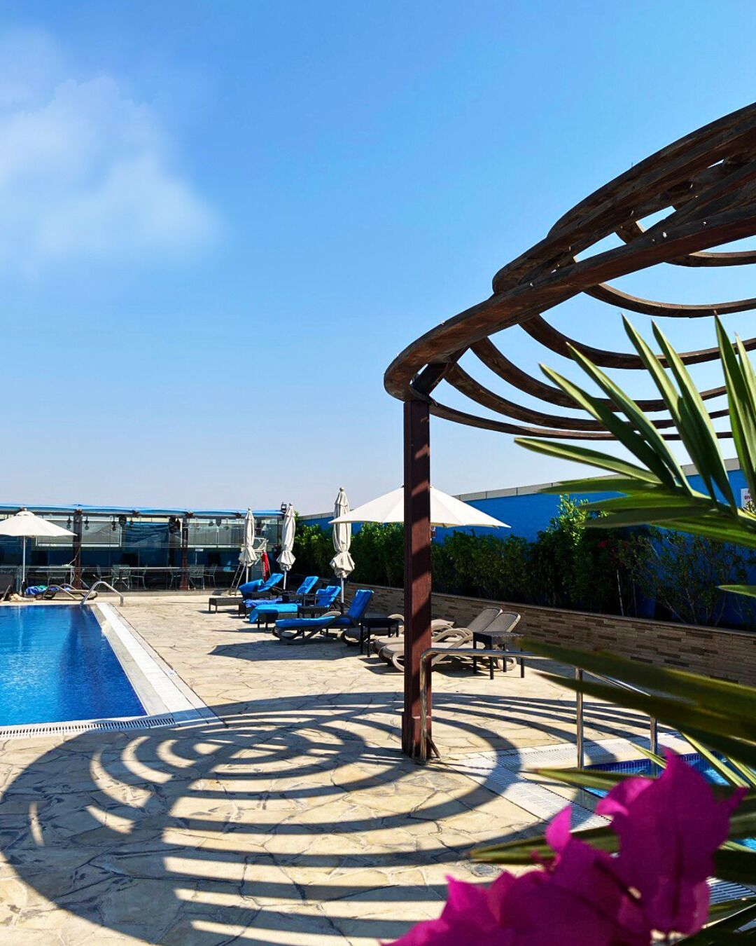 بار على حمام السباحة