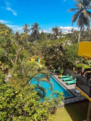 Vistas al campo desde el alojamiento