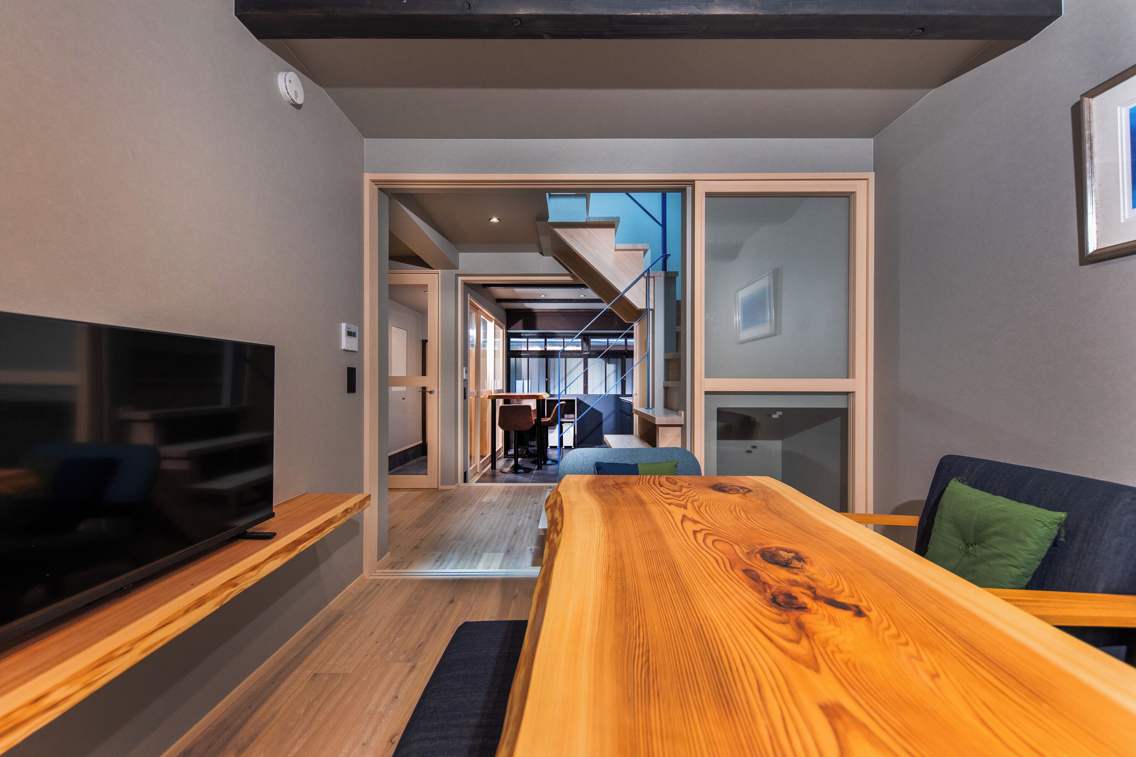 Stadtwohnung, Gartenblick | Wohnbereich