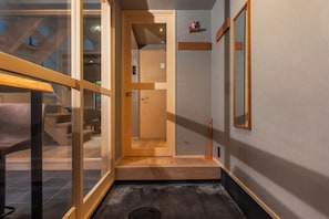 Interior entrance