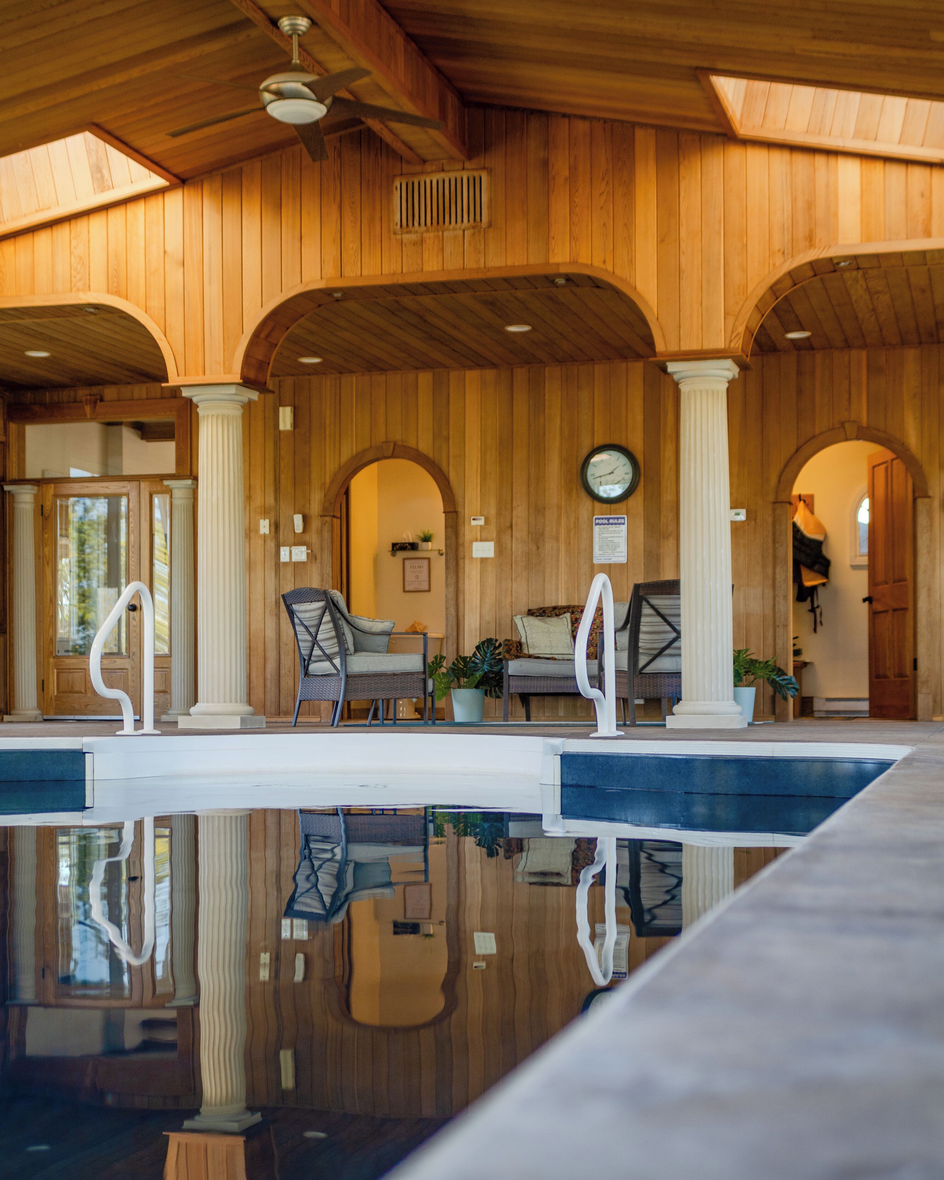 Piscine couverte, piscine chauffée