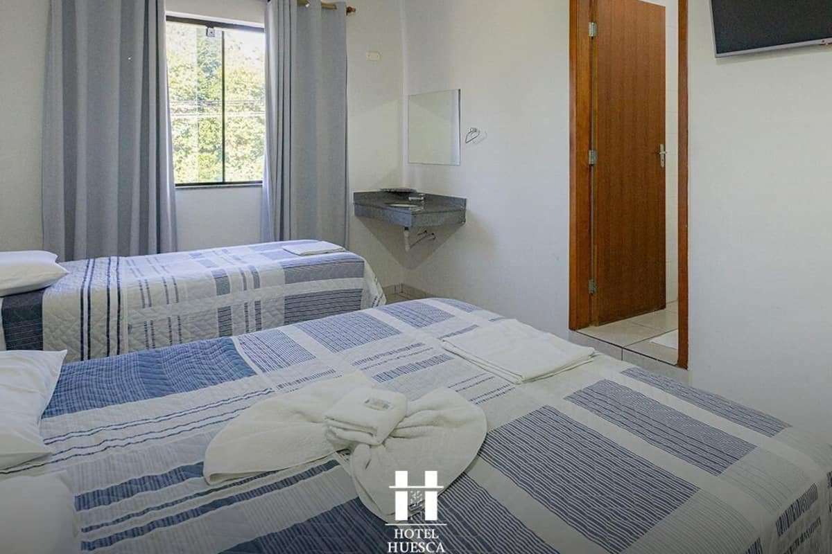 Exklusivt dubbelrum - 1 dubbelsäng - luftkonditionering | Gratis wi-fi och sängkläder