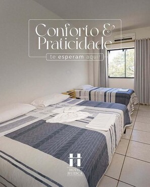 Classic Double Room, City View | Free WiFi, bed sheets