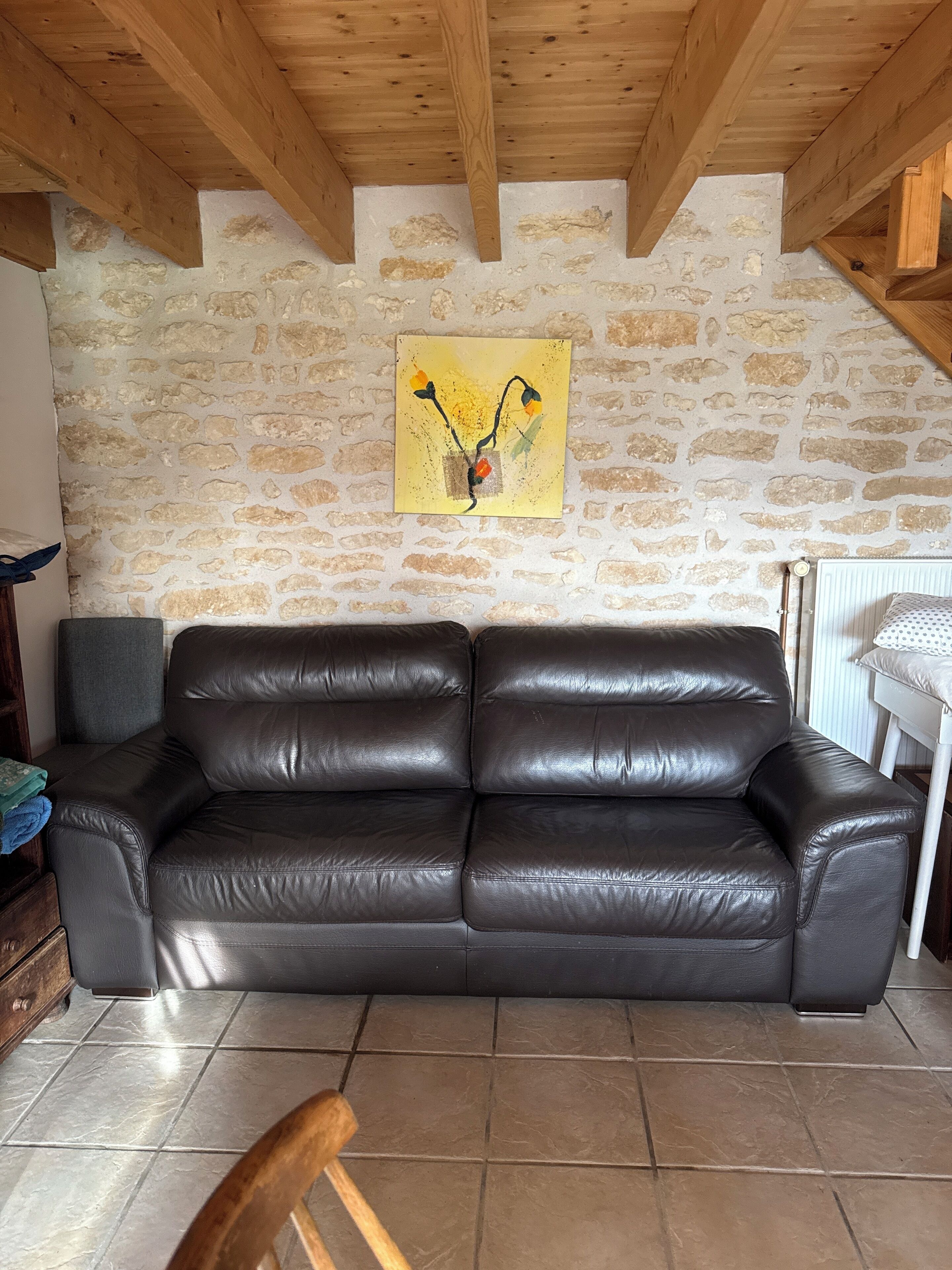 Télévision, cheminée