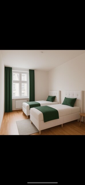 Iron/ironing board, WiFi, bed sheets