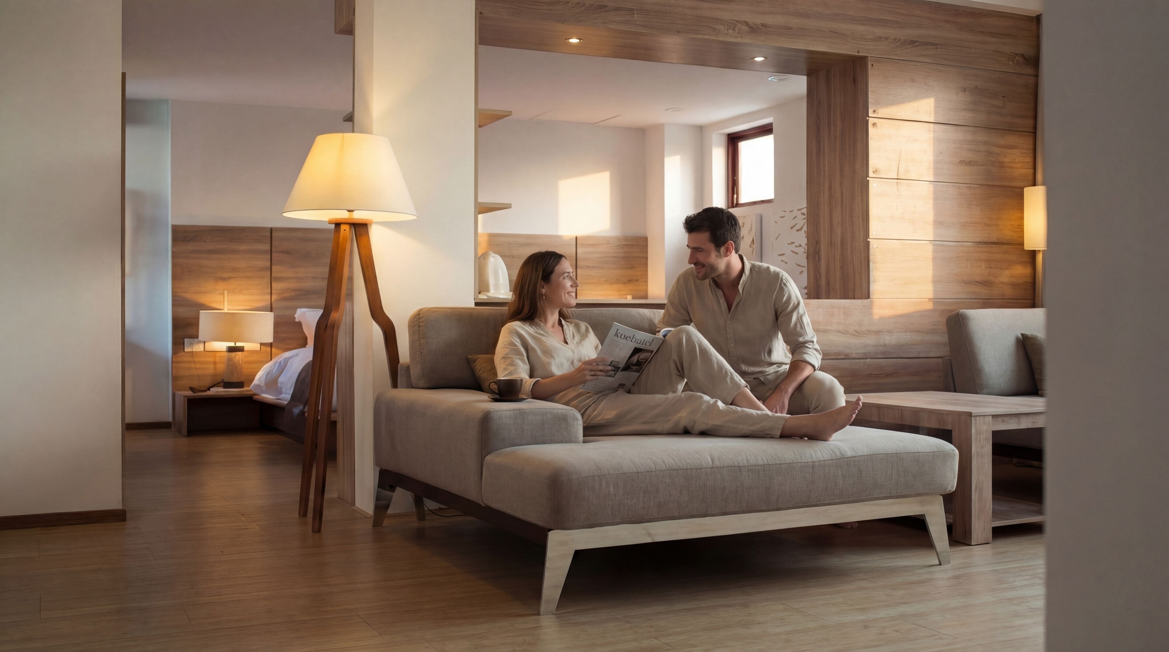 Superior-Suite, Balkon, Poolblick | Zimmersafe, Verdunkelungsvorhänge, Bügeleisen/Bügelbrett