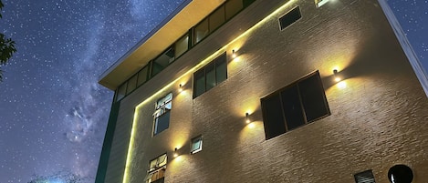 Fassade der Unterkunft