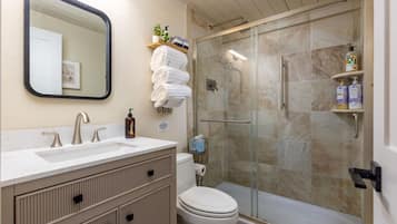 Douche, séchoir à cheveux