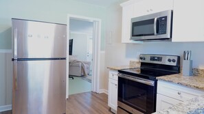 Fridge, microwave, oven, stovetop - Spacious 2BR + Bonus Retreat I Family-Friendly, Near Downtown Decatur & Atlanta (Decatur)