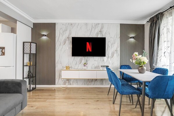 公寓, 2 间卧室, 无障碍, 阳台 | 餐厅