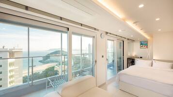 Premium Double Room, Balcony, Partial Ocean View | Free WiFi