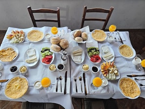 Daily local cuisine breakfast (EUR 6 per person)