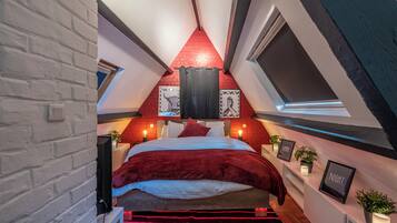 2 chambres, coffres-forts dans les chambres, bureau