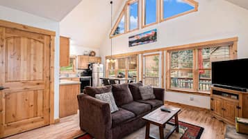 TV, fireplace, stereo