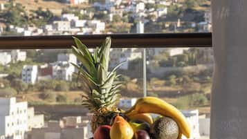 Suite ejecutiva, balcón, vista a la montaña | Minibar, caja de seguridad en la habitación y insonorización