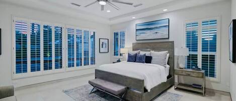 5 bedrooms, iron/ironing board, travel crib, WiFi