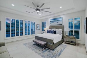 5 bedrooms, iron/ironing board, travel cot, WiFi