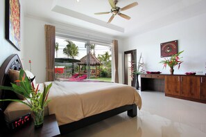 3 habitaciones, tabla de planchar con plancha y acceso a internet